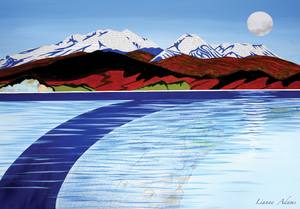 Lake Taupo Moonlight