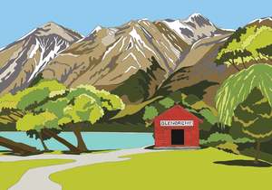 The South Island Nz: Glenorchy Red Shed - South Island NZ