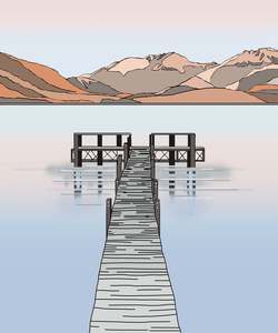 The South Island Nz: Te Anau Dawn -South Island NZ