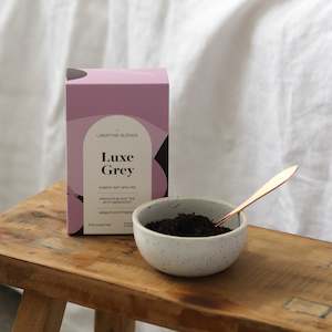 tea: Luxe Grey – earl grey tea with citrusy bergamot