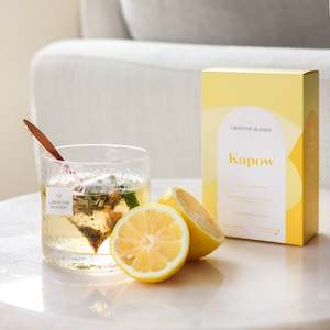 tea: Kapow – kawakawa, lemongrass, cardamon, chilli