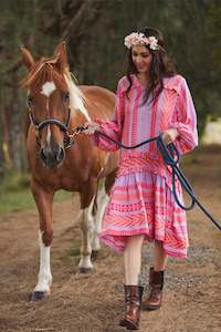 dress: Wonderland Dress - Neon Lilac