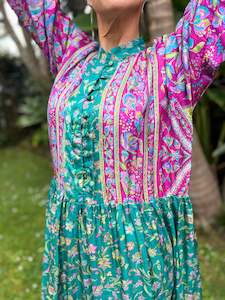 Moonlight Dress Bespoke: Moonlight Dress - Jade Magenta (M)