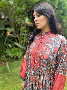 Moonlight Dress Bespoke: Moonlight Dress -  Charcoal Rust (L)