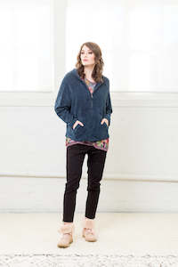 Sample: Plush chenille Hoodie - WAREHOUSE MOVING SALE