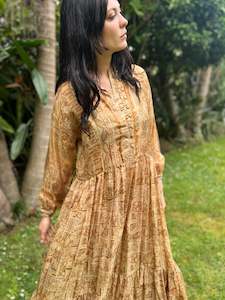 Moonlight Dress Bespoke: Moonlight Dress - Golden Coffee (S)