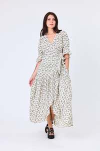 Wyatt Dress | White Lace Bloom