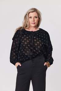 Home Page Clothing Designers New Zealand Libertine The Label: Dakota Blouse | Sacred Velvet
