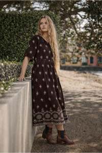 Home Page Clothing Designers New Zealand Libertine The Label: Devotion Dress | Dark Espresso