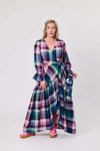 Wyatt Dress | Thistle check