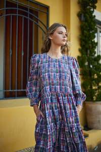 Sienna Dress | French Tartan