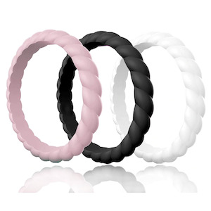 Most Popular: Twisted Stackable Silicone Ring