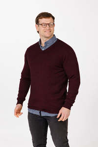 9903 Merino V Neck Jersey