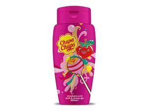 category_id: 5637175098: Chupa Chups Bubble Bath Strawberry Swirl 300ml