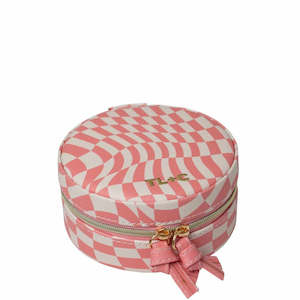 Make Up Bags Cases: Tender Love + Carry Round Jewellery Case Rookie Pink