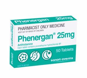 Medicines Allergy Hayfever: Phenergan FC Tabs 25mg 50s