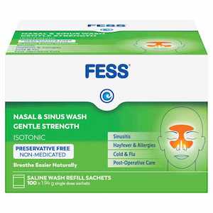 Medicines Allergy Hayfever: Fess Sinu-Cleanse Gentle Wash Refill Sachets 100s