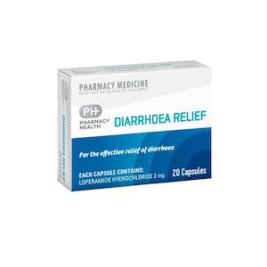 Medicines Digestive Health: Pharmacy Health Diarrhoea Relief Capsules 20s