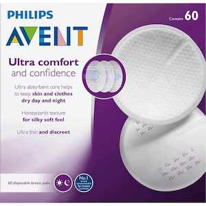 Nursing Pads Breast Care: Philips Avent Breast Pads 328 60pk