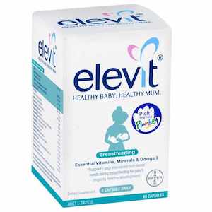 Nursing Pads Breast Care: Elevit Breastfeeding Capsules 60s