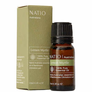 Oils Room Sprays: Natio Pure Essential Oil Australiana Lemon Myrtle 10ml