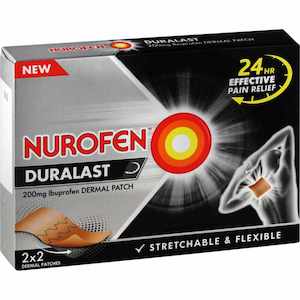 Nurofen Duralast 200mg Dermal Patch 4pk