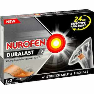 Nurofen Duralast 200mg Dermal Patch 2pk