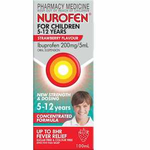 Nurofen For Children 5-12 Years Strawberry 100ml