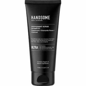 Mens Bodycare: Handsome Peppermint Scrub Shampoo Ml Tube 75ml
