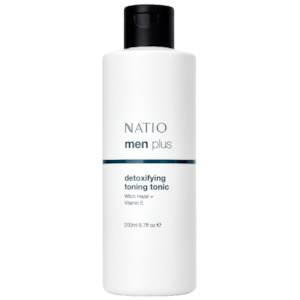 Mens Facial Skincare: Natio Men Plus Detoxifying Toning Tonic 200ml