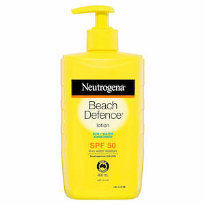 Sun Protection Tanning After Sun Care: Neutrogena Beach Defence SPF50 Lotion 400ml