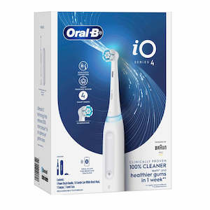 Toothbrushes: Oral B iO 4 Series Electric Toothbrush White