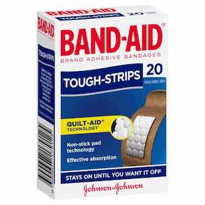 Band Aid: Band-Aid Tough Strips Regular 20pk