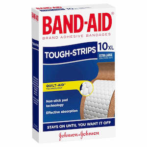 Band-Aid Tough Strips Extra Large 10pk