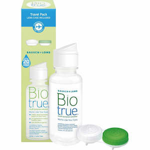 Bausch + Lomb Biotrue Multi-Purpose Solution Travel Pack with lens case 60ml