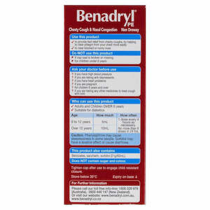 Benadryl PE Chesty Cough & Nasal Congestion Liquid 200ml