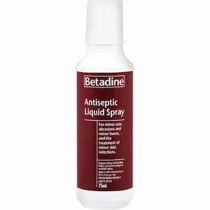 Betadine Antiseptic Liquid Spray 75ml