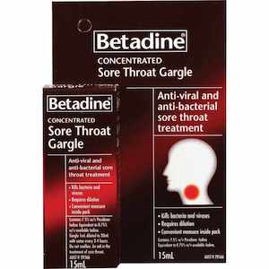 Betadine Concentrated  Sore Throat Gargle 15ml