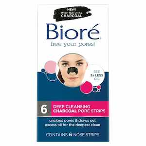 Biore Charcoal Pore Strips 6pk