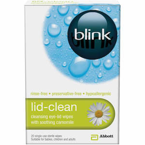 Blink: Blink Lid-Clean Wipes 20s