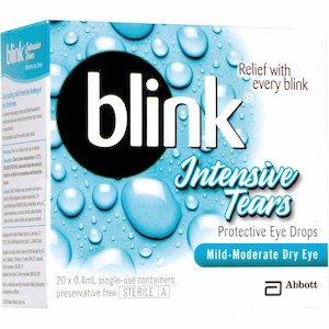 Blink: Blink Intensive Tears Drops Single Dose 20 x 0.4ml