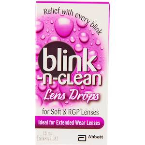Blink: Blink-n-Clean Lens Drops 15ml