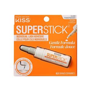 Make Up Accessories False Eyelashes: Kiss Superstick Individual Lash Adhesive Glue Clear 6.5g