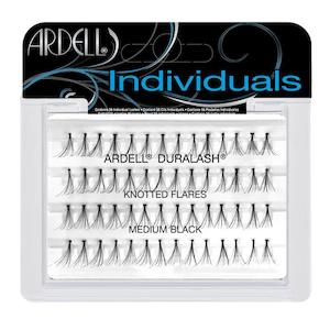Make Up Accessories False Eyelashes: Ardell Duralash Individual knotted Flared Lashes - Medium Black 56pk