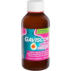 Gaviscon Dual Action Peppermint 500ml