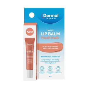Sun Travel Sun Protection: Dermal Therapy Lip Balm Tint Peach Nude 8g