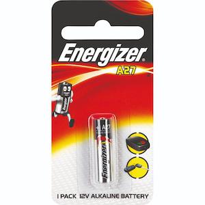 Batteries: Energizer A27BP1 1pk