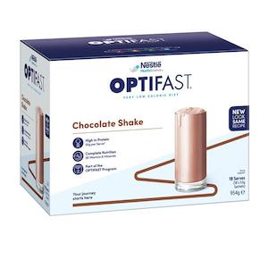 Optifast VLCD Milk Shake Chocolate 53g 18pk