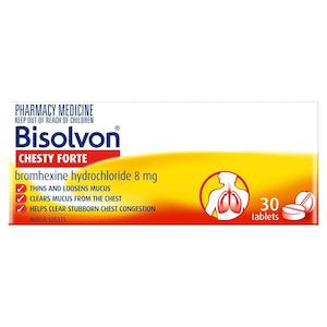Bisolvon: Bisolvon Chesty Forte Tablets 30s