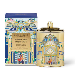 Home Fragrance Gift Sets: Glasshouse Under the Mistletoe Candle 380g
